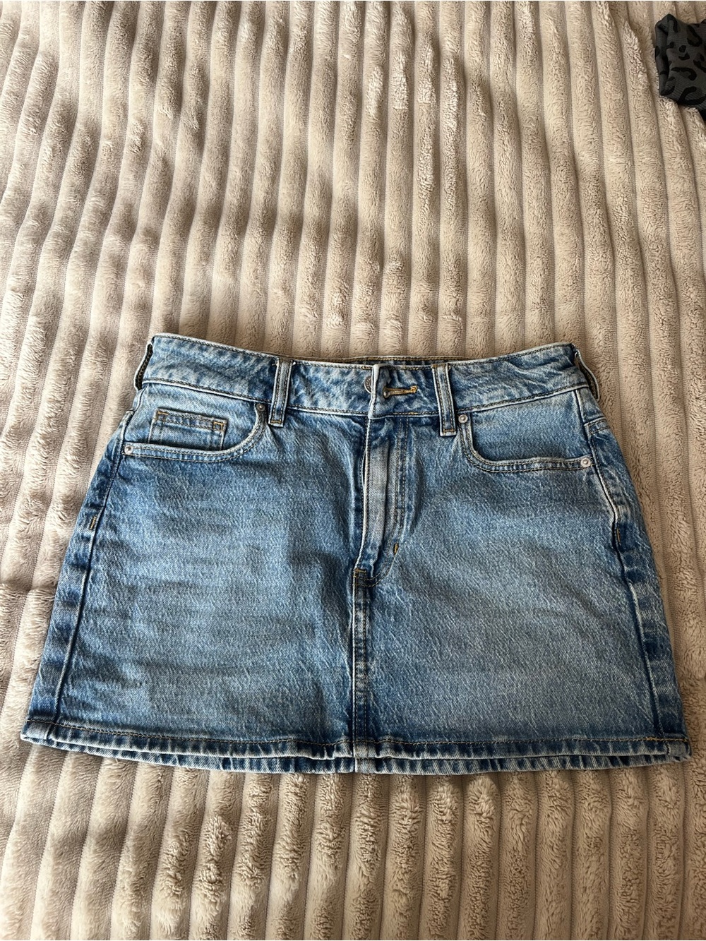 PacSun Light Blue Denim Mini Skirt